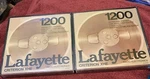 Two Lafayette 1200 Criterion Xhe Reel 7 Inches Unsealed New. Fixed Price $29.95.