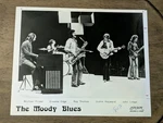 The Moody Blues Rare 1977 London Records & Tapes Promo Photo Press Info Back. Fixed Price $17.95.