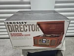 Crosley Director CR2405C-PA Turntable /cd Recorder /cassette /am-fm. Fixed Price $175.00.