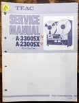 Teac A-2300SX A-3300SX Reel To Service Manual *original*. Fixed Price $44.97.