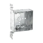 Crouse-hinds TP452 Inch Steel Square Outlet Box With Vms Bracket And Nm Clamps. Fixed Price $11.50.