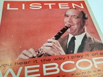 Benny Goodman Webcor High Fidelity Fonograf Vintage 1954 Ad Magazine Print. Fixed Price $8.81.