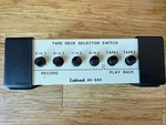 Calrad 40-643 Tape Deck Selector Switch Japan Vintage. Fixed Price $39.99.