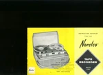 Norelco EL3541 Tape Recorder Instructions 60S. Fixed Price $16.50.