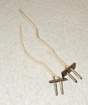 Vintage Grundig TK64 Reel To Parts - 2 Speaker Plugs. Fixed Price $22.00.