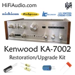 Kenwood KA-7002 Rebuild Restoration Recap Upgrade Kit Repair Filter Capacitor. Fixed Price $185.00.