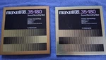 Lot Of 2 Maxell Ud 35-180 Sound Recording Tapes 3600 10.5 Blank Reel. Fixed Price $300.00.
