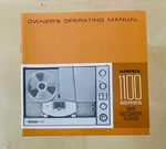 Ampex 1100 Series Tape Recorder Player Owner's Operating Manual Vintage Original. Fixed Price $28.95.