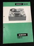 Uher 7000D Reel To Tape Recorder Original Service Manual With Schematics. Fixed Price $24.99.