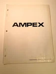 Ampex ASR-100 Maintenance Service Manual , Original. Fixed Price $50.00.