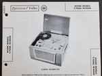 Revere Models T-700D & TR-800D Tape Recorder Photofact. Fixed Price $6.50.