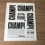 GRAM180 Magazine Advert 11X8 Philips EL3549 Tape Recorder. Fixed Price $12.07.