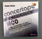 Radio Shack Vintage Concertape 1800FT Blank Voice Recording 7 Reel Sealed. Fixed Price $16.00.