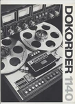 Dokorder 1140 Specifications Specs Sheet Denki Onkyo Reel To Tape Deck Vtg. Fixed Price $17.99.