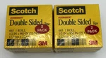 4 Box Scotch Double Coated Tape #665 1/2" 900" Each Nos 3M 3600" Total. Fixed Price $17.99.