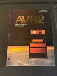 Ampex AVR-2 Video Recorder Reproducer Black Cover Booklet Vtg 1978 1970S. Fixed Price $95.00.