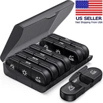 Weekly Pill Box Organizer Case Medicine Planner 3 Times Day Easy To Clean. Fixed Price $5.98.