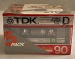 Vintage 1986 Tdk Cassette Tape 5 Pack New Sealed. Fixed Price $25.48.