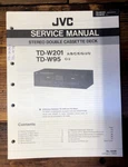 Jvc TD-W201 TD-W95 Service Manual *original*. Fixed Price $14.97.