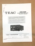 Teac AN-50 Noise Reduction Service Manual *original*. Fixed Price $29.97.