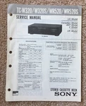 Sony TC-W320 TC-W520 TC-320S TC-520S Cassette Service Manual *original*. Fixed Price $19.99.
