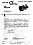 Service Manual For Philips El 7322. Fixed Price $9.84.