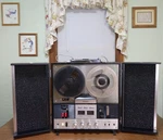 Vtg Reel To Tape Sharp Solid State Stereo Recorder Mode RS-730U Tested. Fixed Price $250.00.