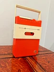 Rare 1967 G3700 Space Age Mod Orange Cassette Tape Player Portable Audio. Fixed Price $250.00.