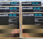 Lot Of 6 Maxell Ud 35-90 7 Sound Recording Tapes Reel Used. Fixed Price $75.00.