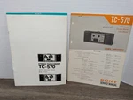 Sony TC-570 Reel To Service & Owners Manual Lot Vintage Original Paperwork. Fixed Price $26.99.