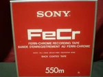 Sony Fecr -7-550-BL Ferri-chrome Recording Back Coated Reel To Tape. Fixed Price $32.95.