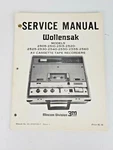 Vintage Wollensak 2505 Cassette Tape Recorder Service Manual Original. Fixed Price $24.95.