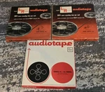 3 Lot Used Audiotape 1861 Reel To 1800FT 1/4" Estate Sale Find. Fixed Price $23.99.