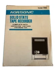 Kor/sonic Solid State Tape Recorder Model TR101 Vintage: New Old Stock. Fixed Price $139.00.