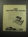 1969 1541 Tape Recorder Ad - Jvc's Sportable. Fixed Price $17.99.