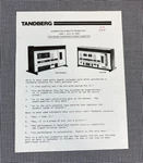Tandberg Cassettes Models TCD-310 Mk Ii & TCD-330 Promotional Page J0286. Fixed Price $14.79.
