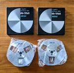 New Old Stock 2X Akai R-7M 7" Inch Reels Still Original Packaging.. Fixed Price $465.60.