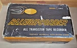 Vintage Raleigh-corder Model 402 All Transistor Tape Recorder. Fixed Price $28.00.