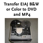 Transfer Convert 5" Sony EIAJ-1 CV-2000 1/2" Reel-to-reel Tape Dvd Or MP4. Fixed Price $64.99.