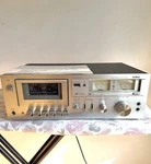Read Vintage Aiwa AD-M200 Cassette Deck Lights Up Powers On Tape Player 1970S. Fixed Price $102.50.