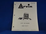Arvin 70L54-12 Tape Recorder Service Manual. Fixed Price $19.98.