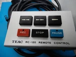 Vintage Teac RC-120 Remote Control For Reel-to-reel Tape Recorder. Fixed Price $300.00.