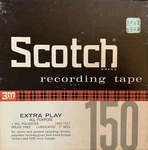 Scotch 150 To Recording Tape, Lp, 7" Reel, 1800 Ft. Fixed Price $7.95.