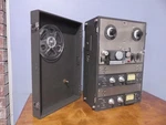 Vintage Akai M-7 Model Reel To Stereo Tape Deck & Cover Tested. Fixed Price $475.00.