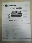 Jvc/nivico Service Manual TR-545U, 1545 Tape Recorder Reel Original Repair. Fixed Price $12.98.
