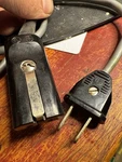 5-6' Original Power Cord Reel To 2 Prong Wire See Pics From Uher Oem. Fixed Price $66.00.