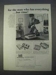 1966 Dejur Grundig Stenorette Embassy Dictating Ad. Fixed Price $17.99.