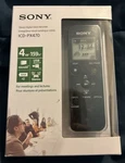 Sony Series Digital Voice Recorder Black New ICD-PX470. Fixed Price $79.99.