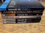 Lot Of 6 Maxell Ud 35-180 Reel Tapes 10.5" Metal Ampex 2 Look New. Fixed Price $355.82.