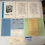 Teac A-6010SL A-7010SL A-7030SL Reel To Owners / Documents *original* A2. Fixed Price $39.00.
